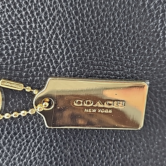 Coach Turnlock Ladies Pebbled Leather Tote MEDIUM Handbag 57107 NEW WITH… - Picture 5 of 12